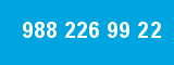 988 226 99 22
